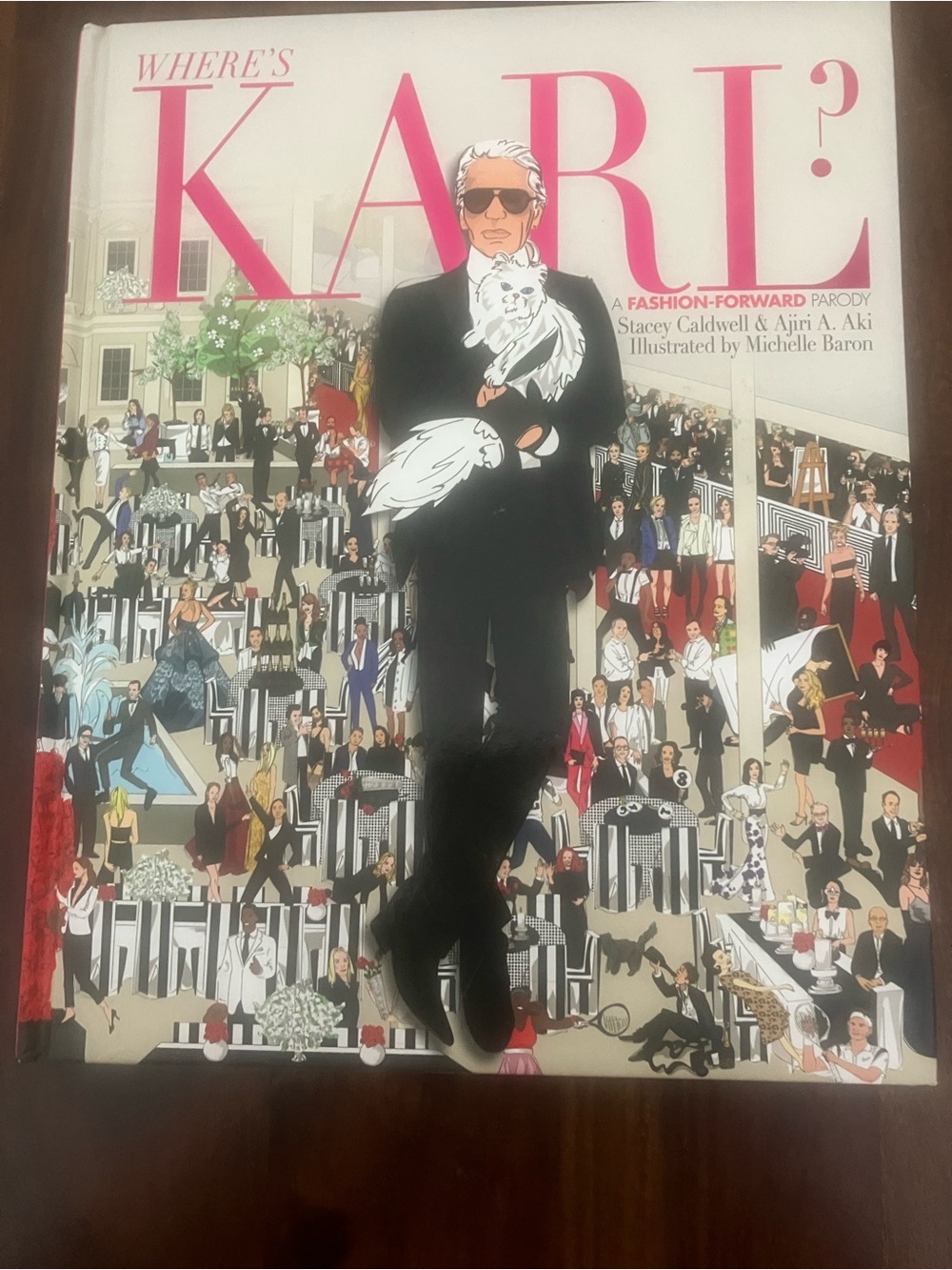 Where's Karl? Illustrated Fashion Parody Book - Mint condition collectible